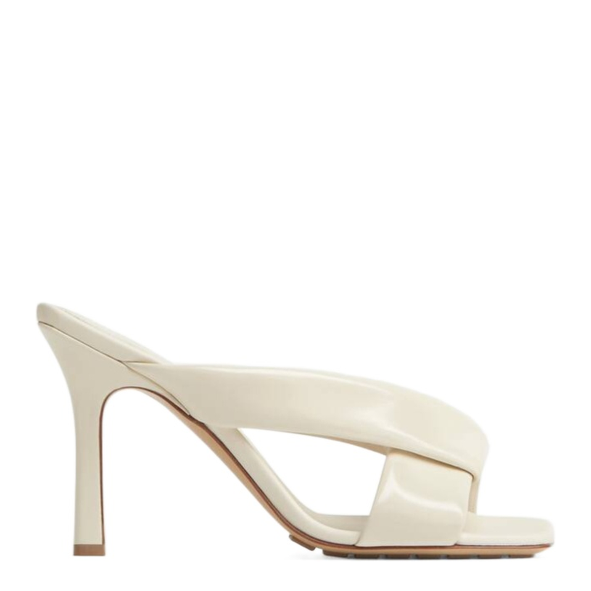 MAYFEYR - Bottega Veneta - Ivory Leather Riva Mules - 827612V3H909031