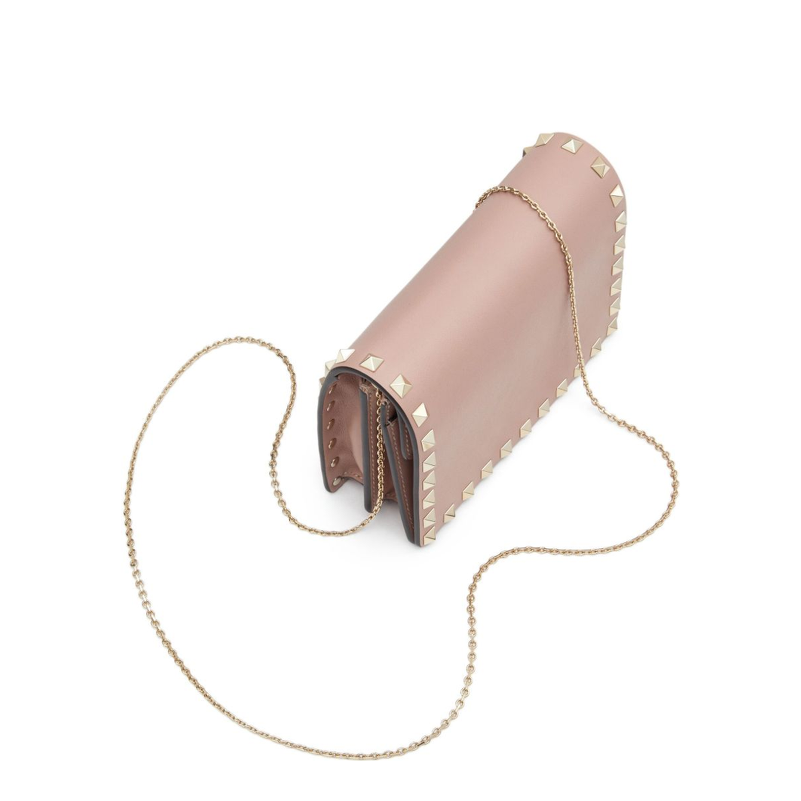 Rockstud Leather Mini Bag