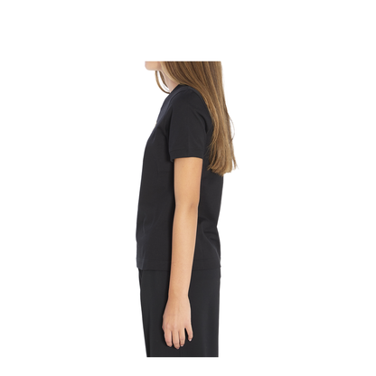 Black Cotton Logo T-Shirt