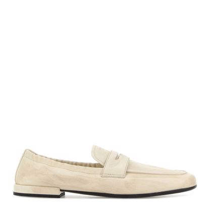MAYFEYR - Prada - Ivory Leather Loafers - 1D051OF010070F0K74