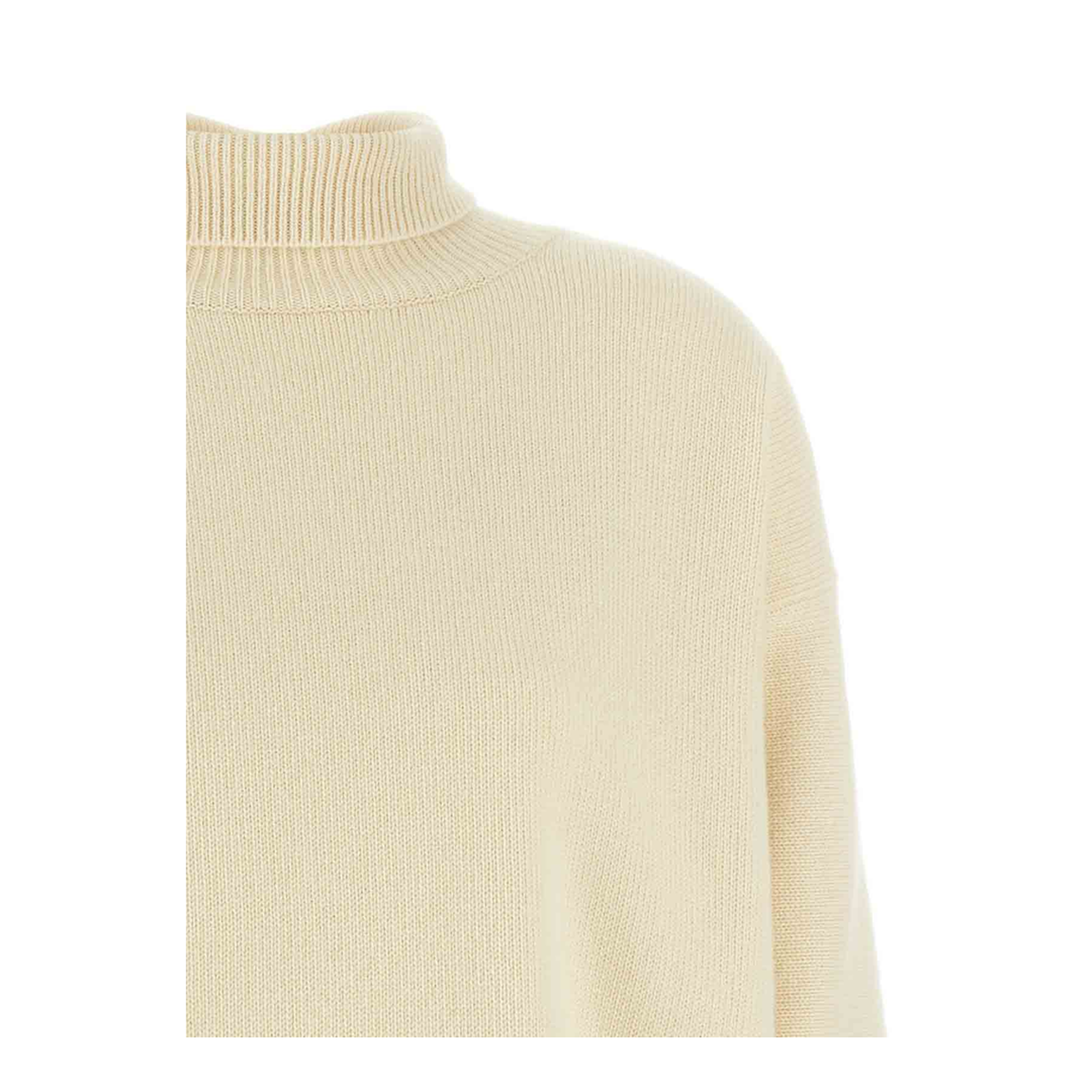 High Neck Sweater Beige