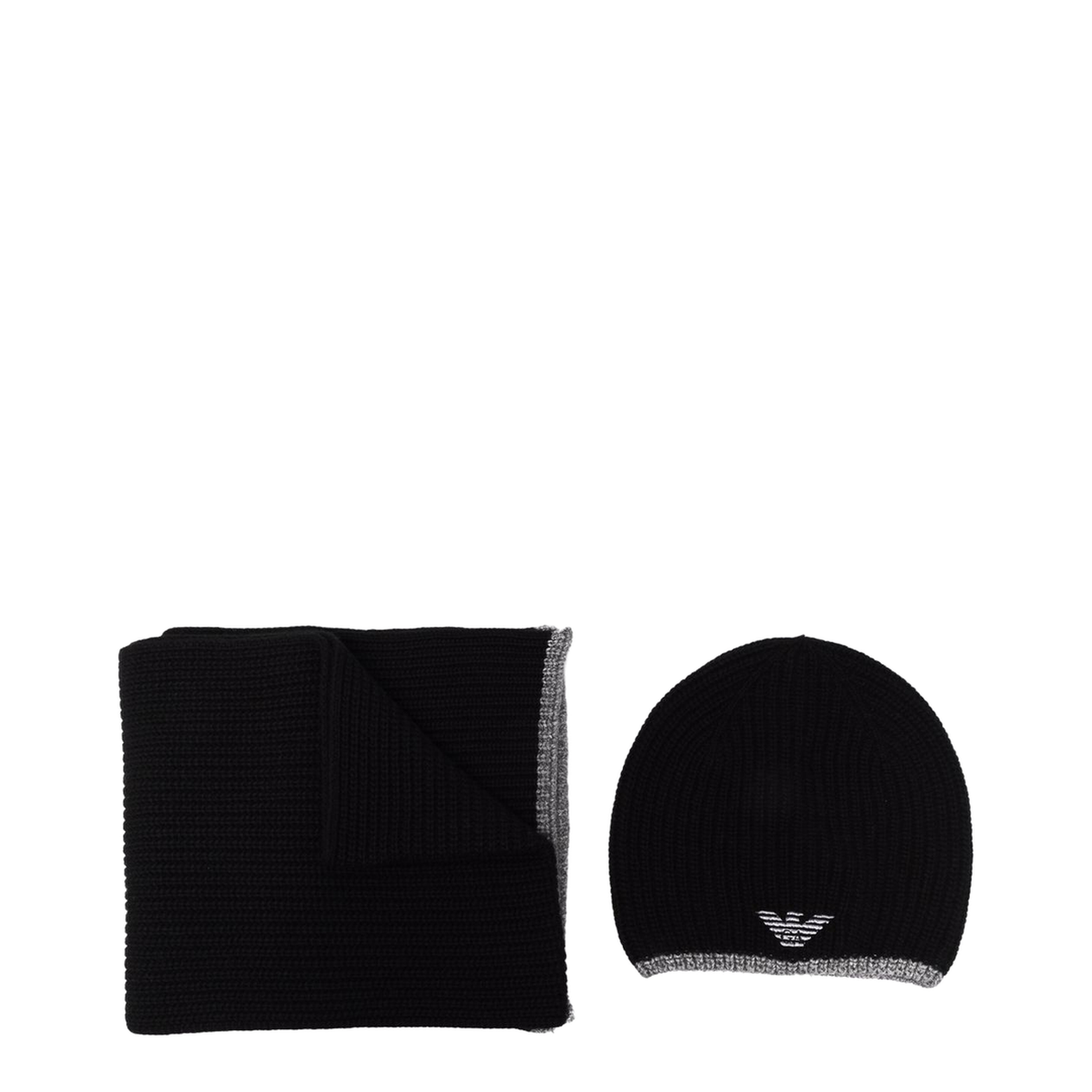 Embroidered Logo Scarf & Beanie