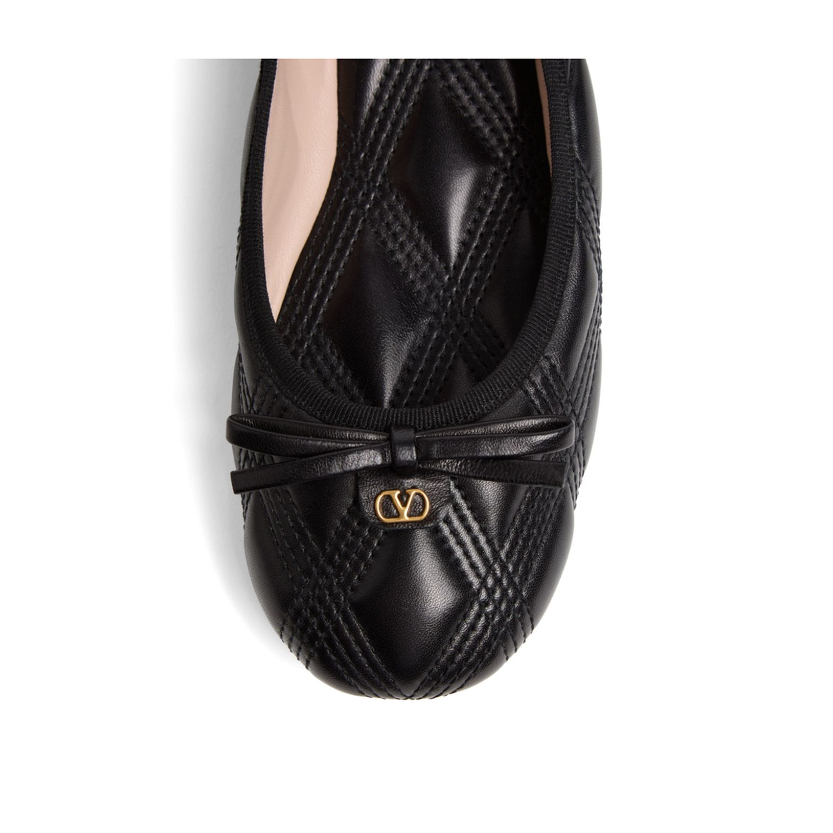 Quiltie 67 Leather Ballet Flats