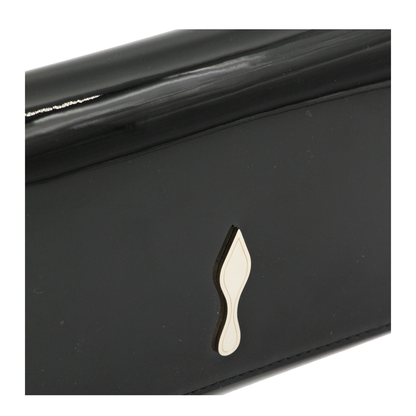 Bettina Clutch Patent Calf Leather Black