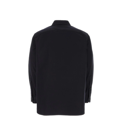 Midnight Blue Stretch Cotton Shirt