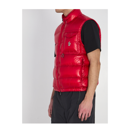 Red Uychi Packable Down Gilet