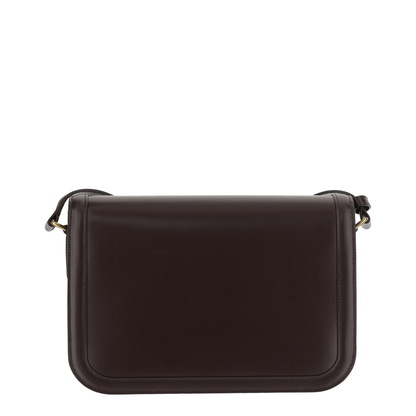 Dark Brown Leather 9to5 Shoulder Bag