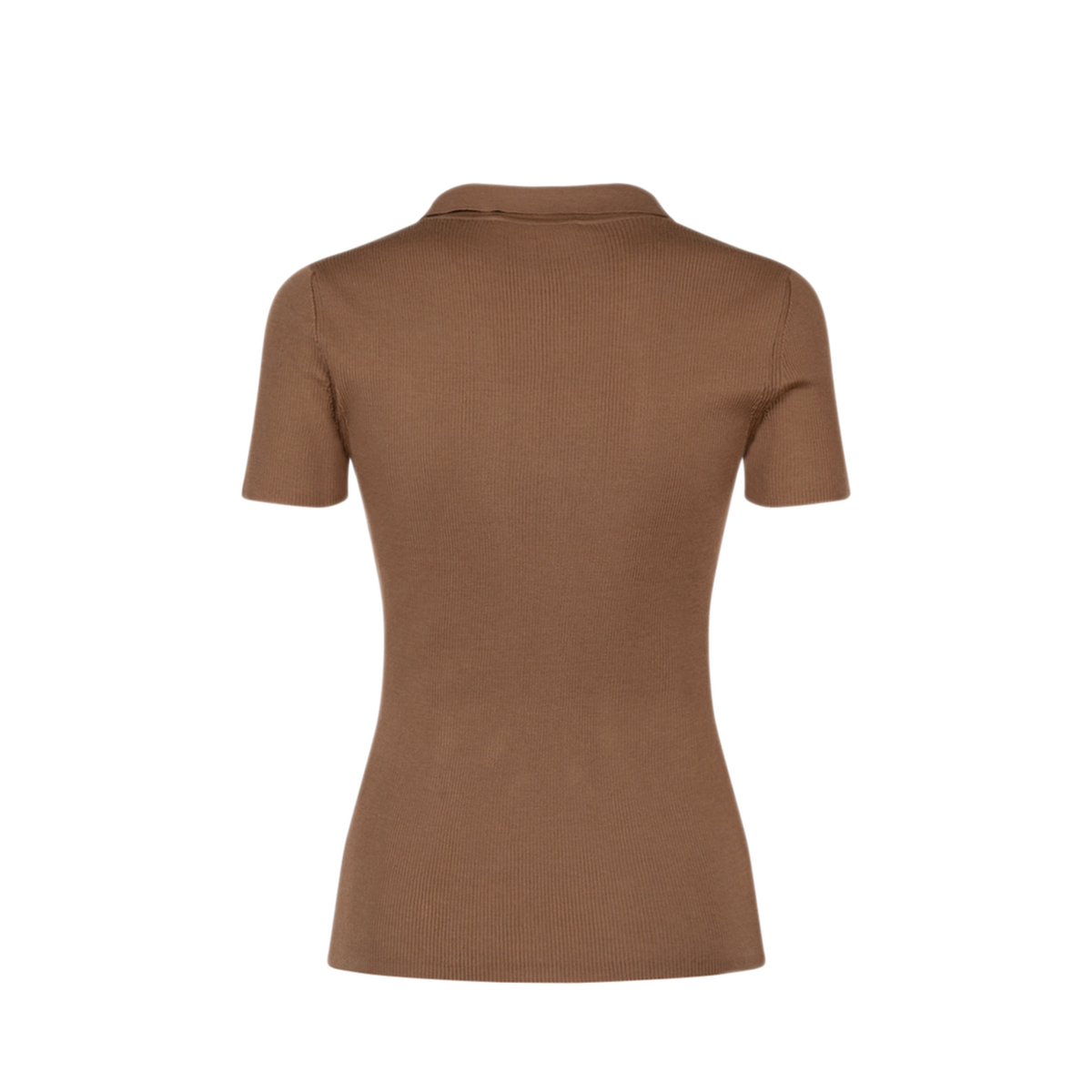 MAYFEYR -  - Rib-Knit Wool Polo Shirt - MXMALBERO