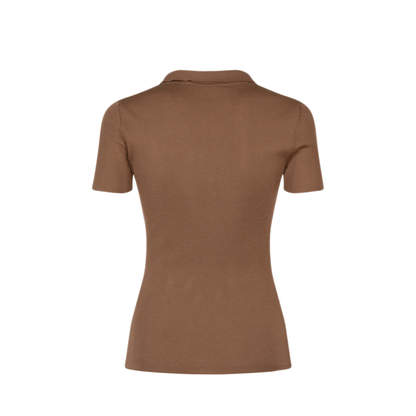 MAYFEYR -  - Rib-Knit Wool Polo Shirt - MXMALBERO