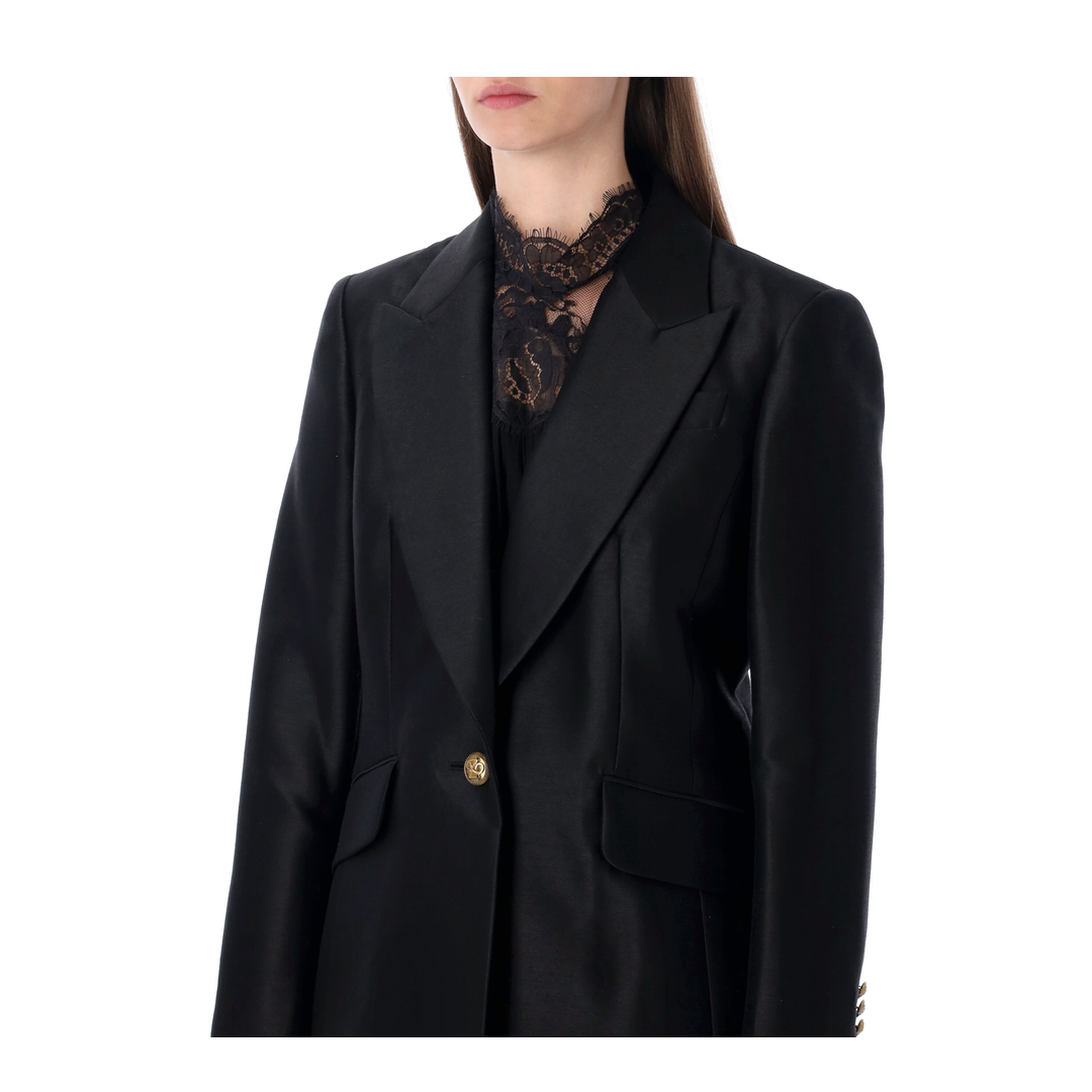 Black Wool Blend Hypnotic Blazer