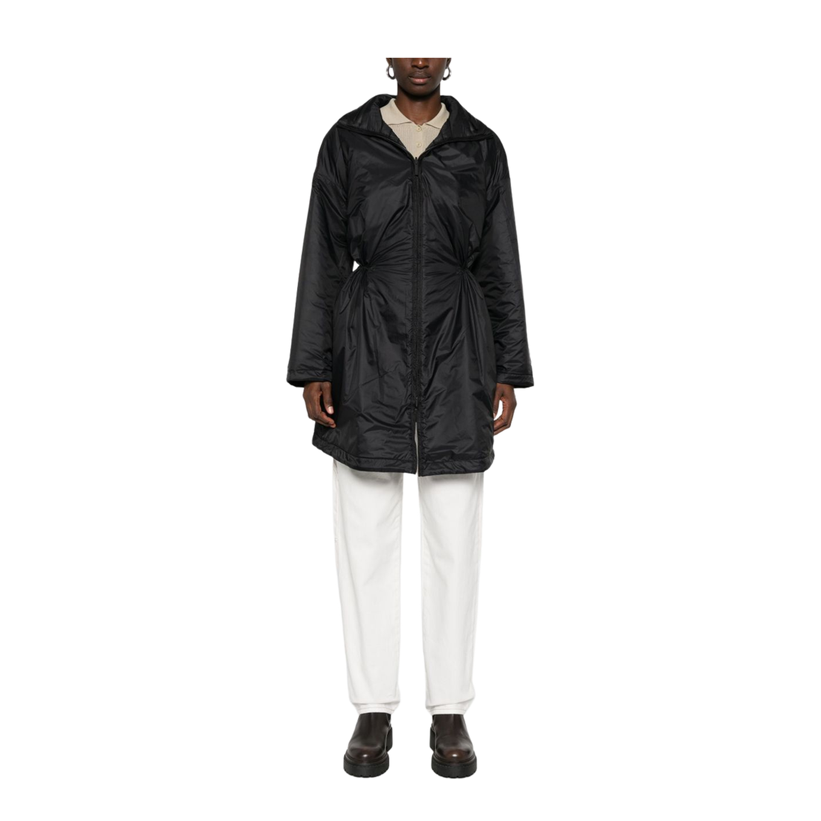 Emporio Armani Coats Black