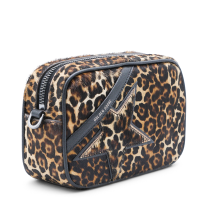 Mini Star Bag Mini Pony Skin Crossbody Bag - Beige, Brown and Black