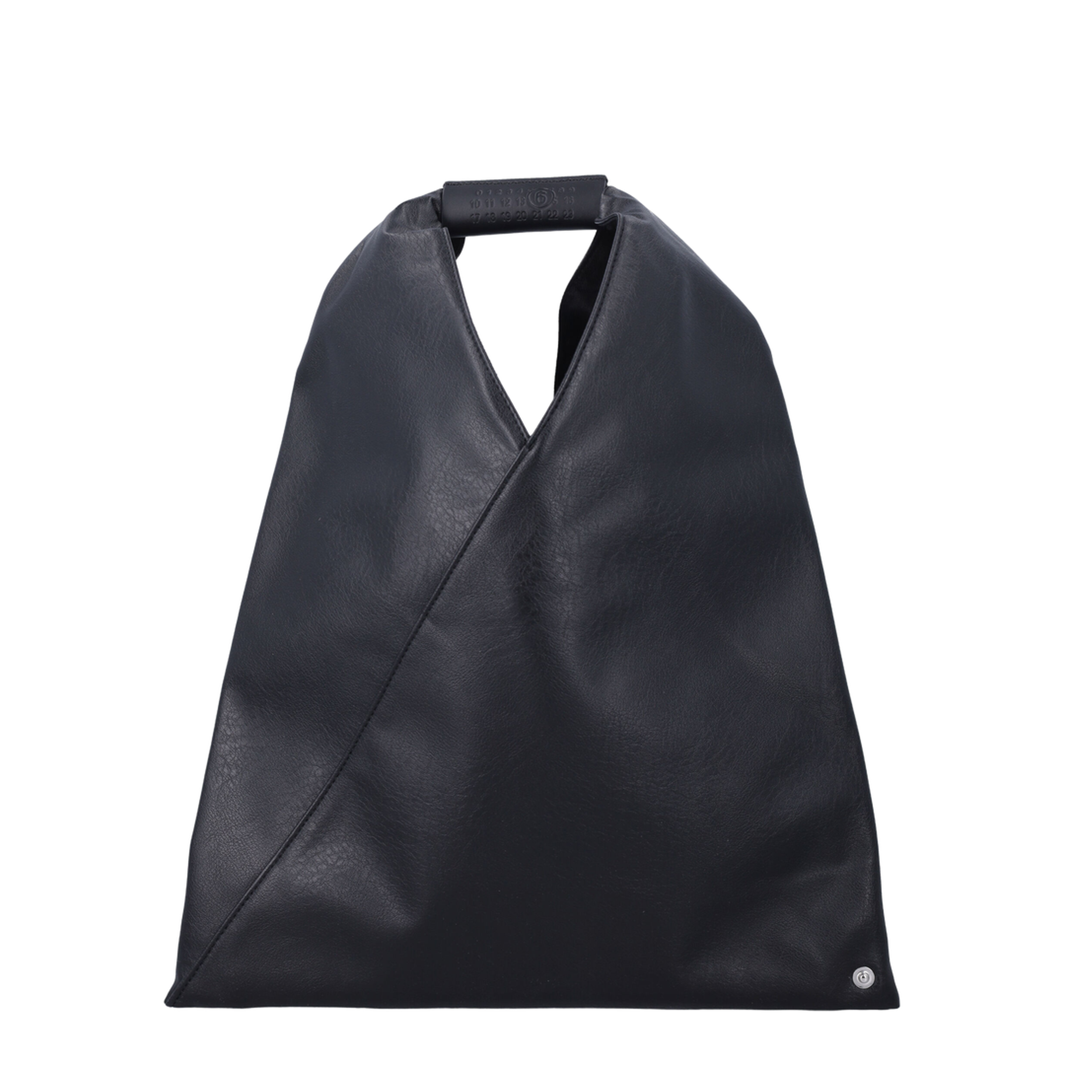 Japanese Bag Small Polyurethane Handbag - Black