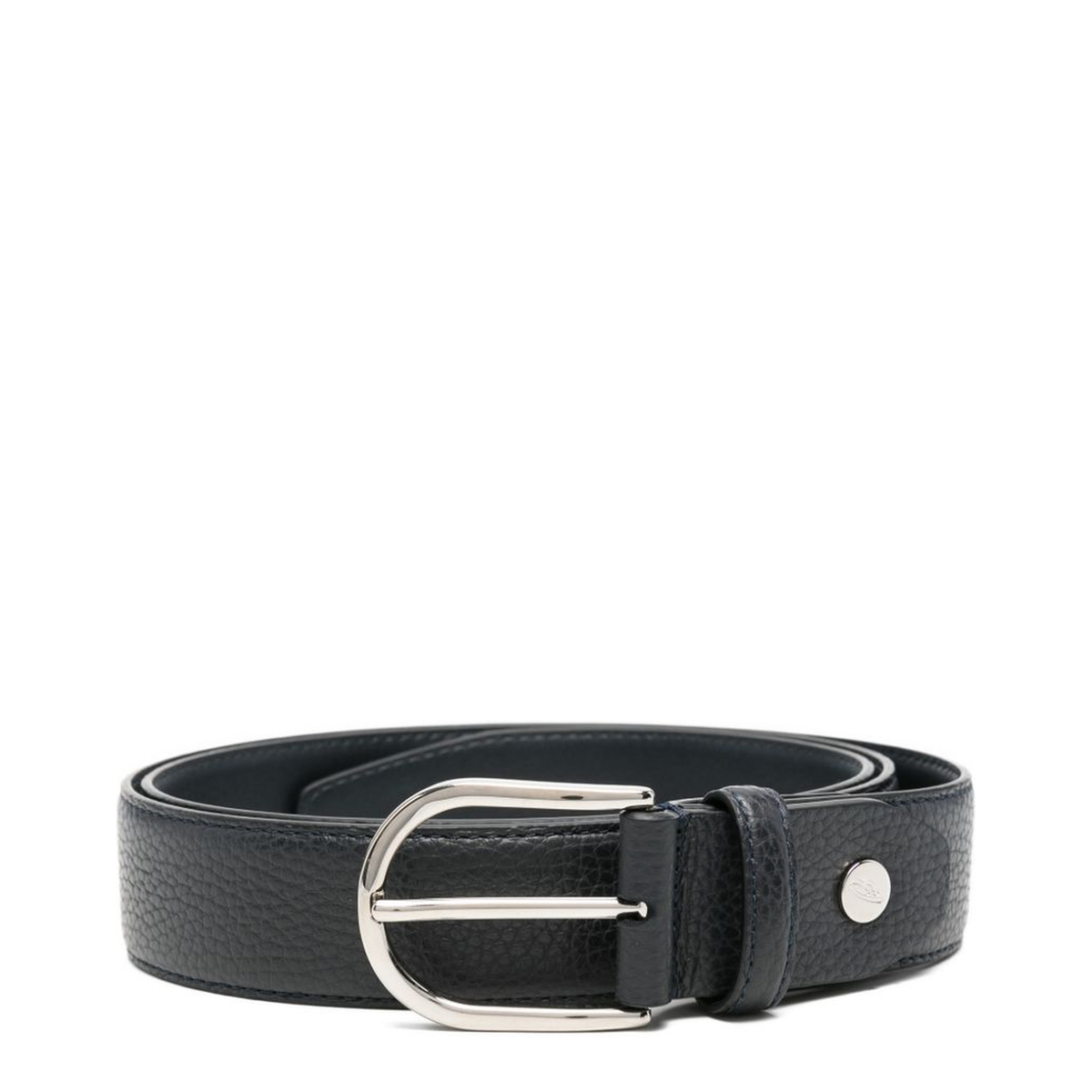 MAYFEYR - Brioni - Navy Pebbled Leather Belt - OBKS0LPC7164000