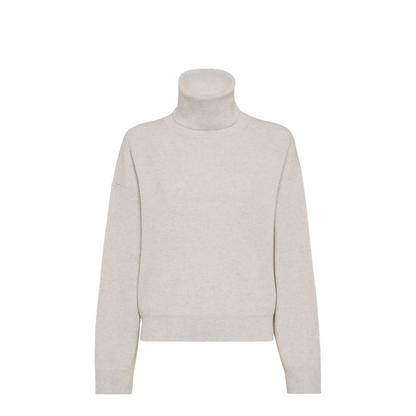 MAYFEYR - Brunello Cucinelli - Cashmere Blend English Ribbed Turtleneck Sweater - M16129313