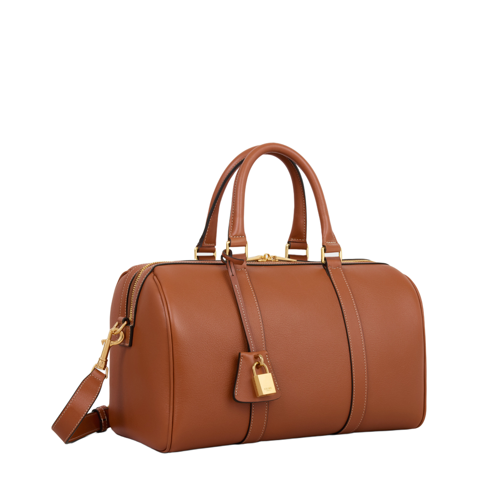 Large Boston in Supple Grained Calfskin
