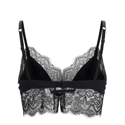 MAYFEYR - Dolce & Gabbana - Satin Soft Cup Bralette Bra With Lace - O1C58TFUAD8N0000