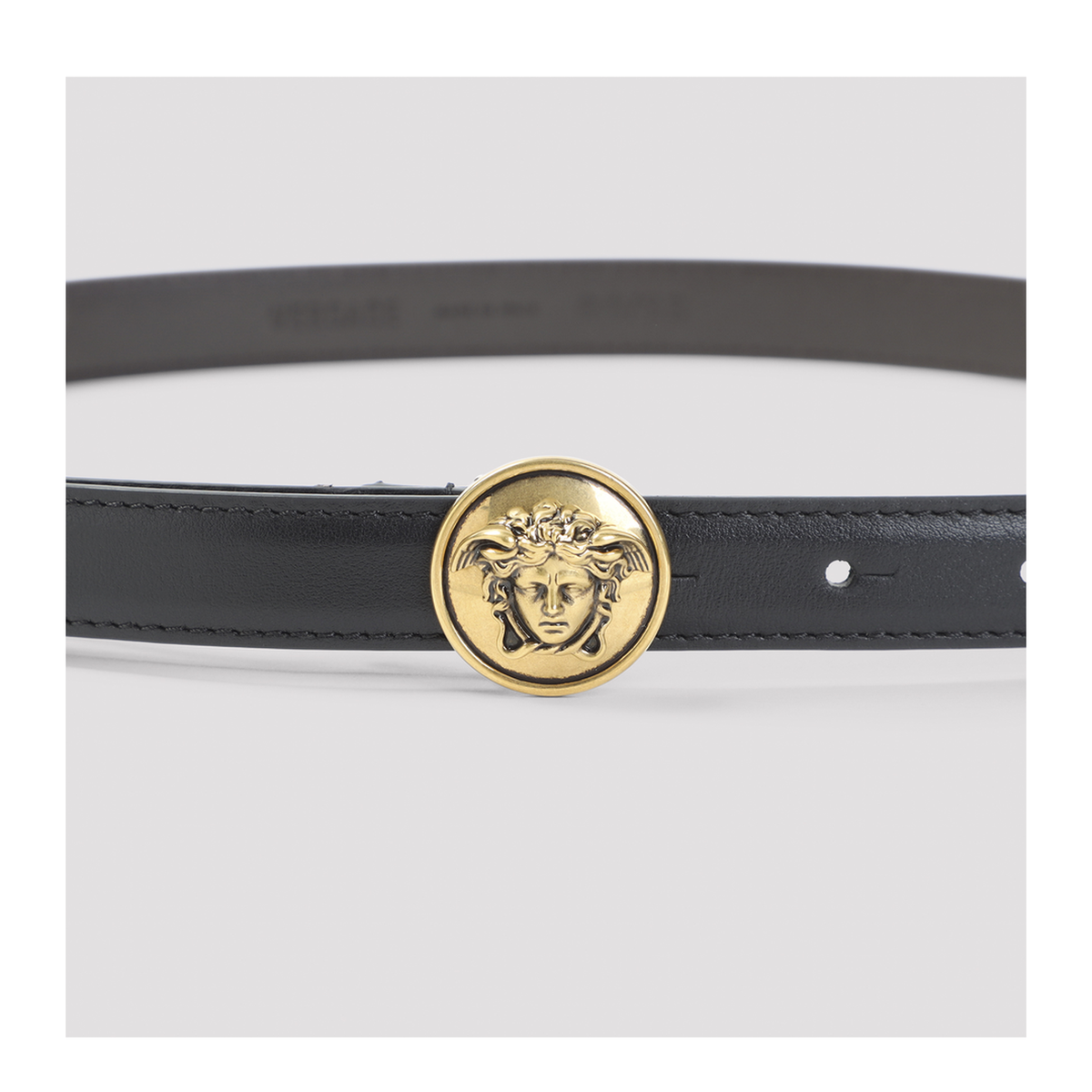 Logo Leather Belt