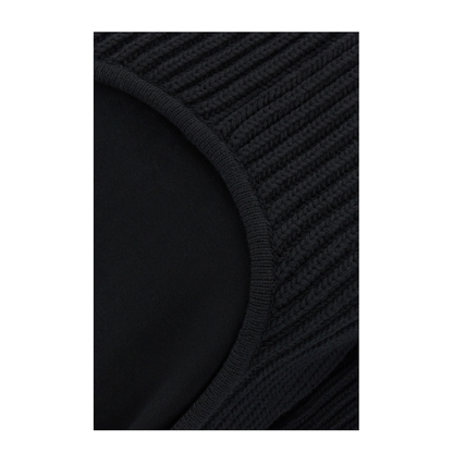 Black Meteor Cut Out Sweater