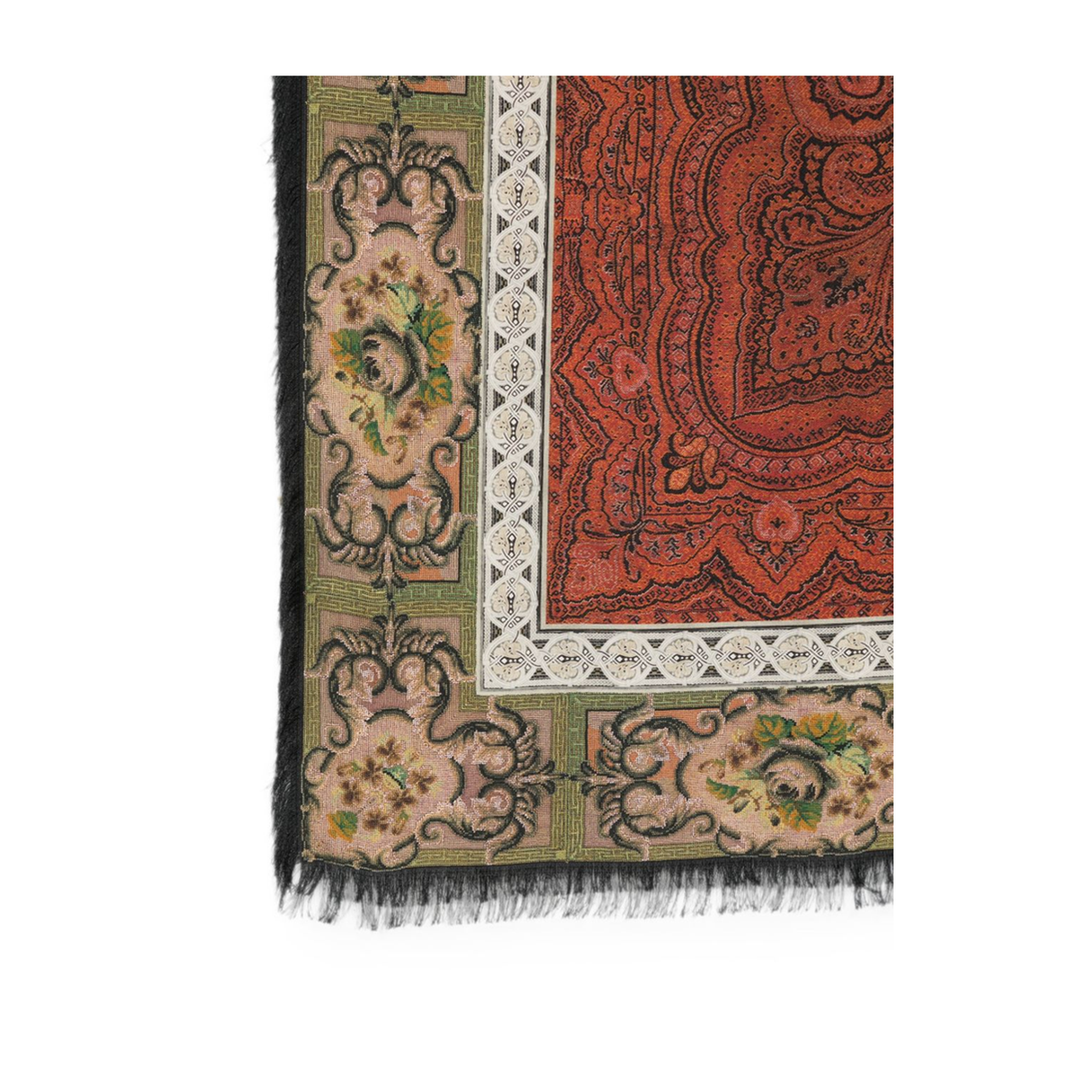 MAYFEYR - Pierre Louis Mascia - Printed Silk Scarf - ALOEUW/SW-135X195S4101518881
