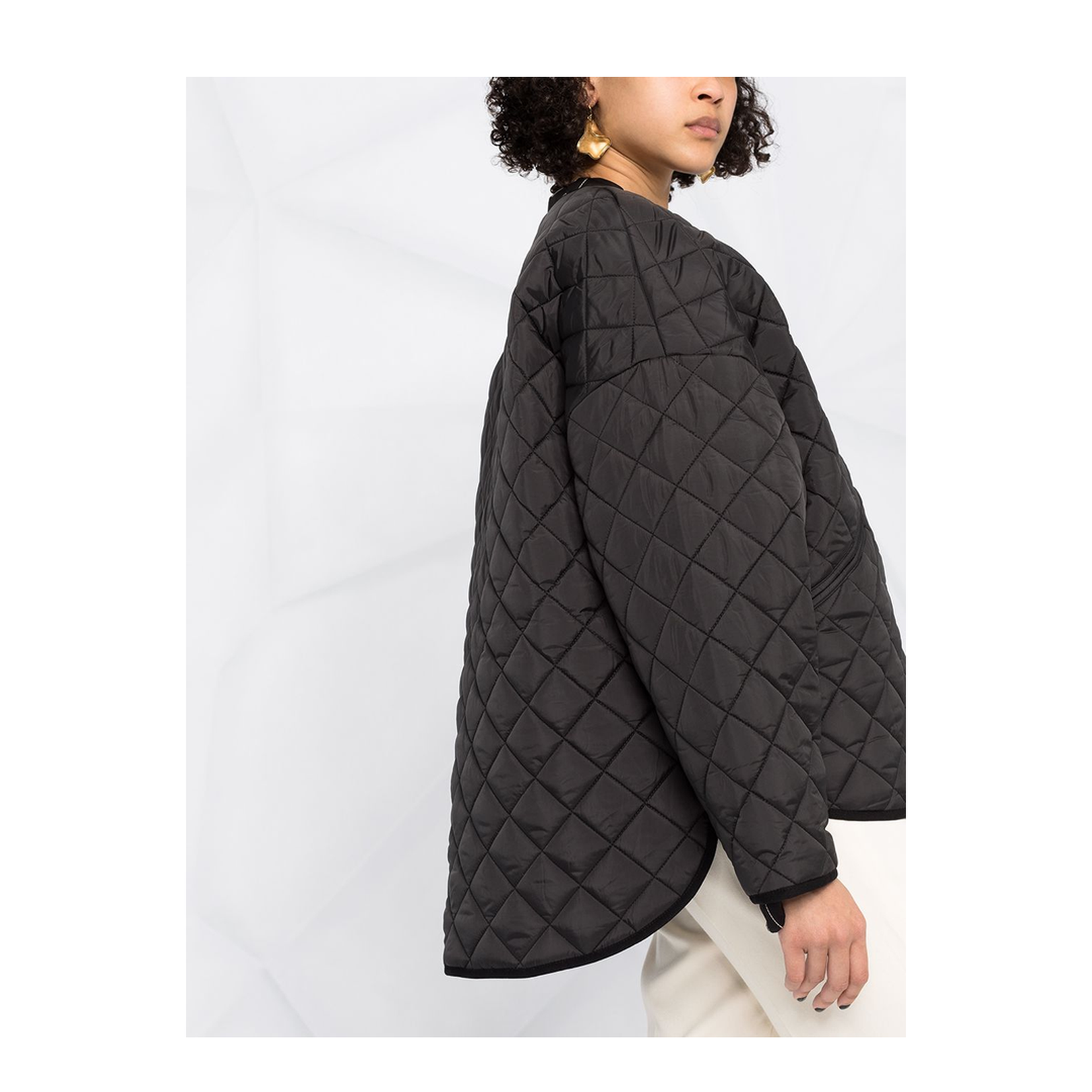 Quilted Jacket - Black