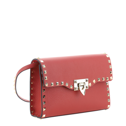 MAYFEYR - Valentino - Small Rockstud Grained Calfskin Shoulder Bag - ZW2B0181VSF0RO