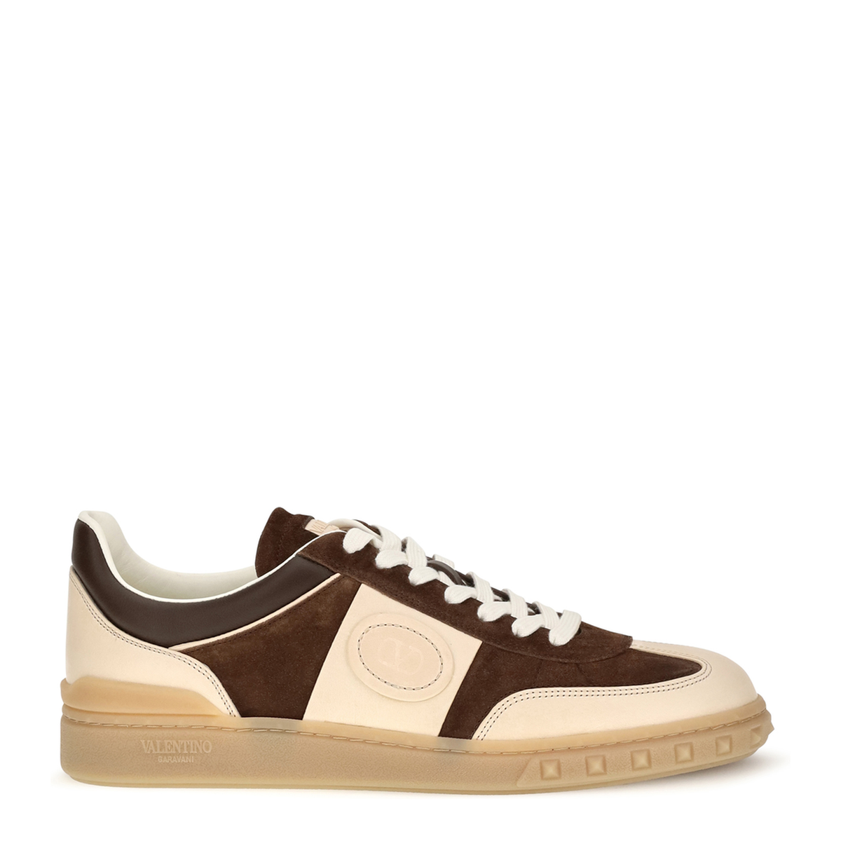 MAYFEYR - Valentino - Upvillage Suede And Nappa Calfskin Sneakers - 9Y2S0H77YWQ2AB