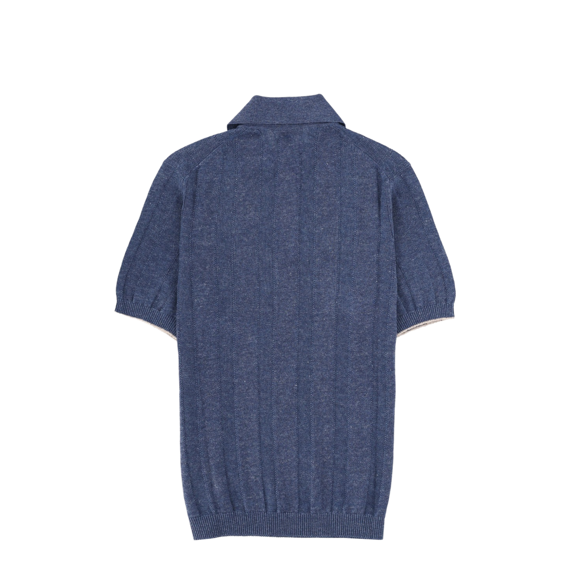 Linen Knit Polo Shirt