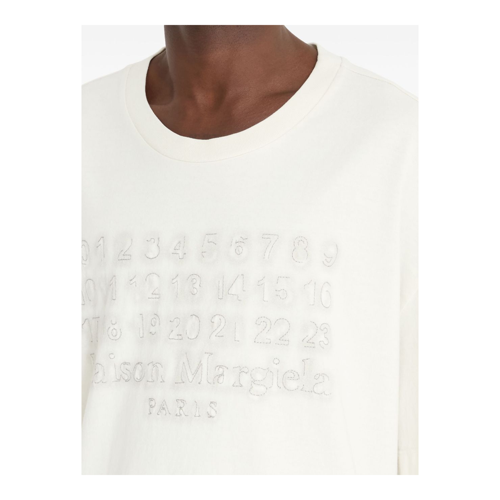 Maison Margiela Logo Print Cotton T-Shirt
