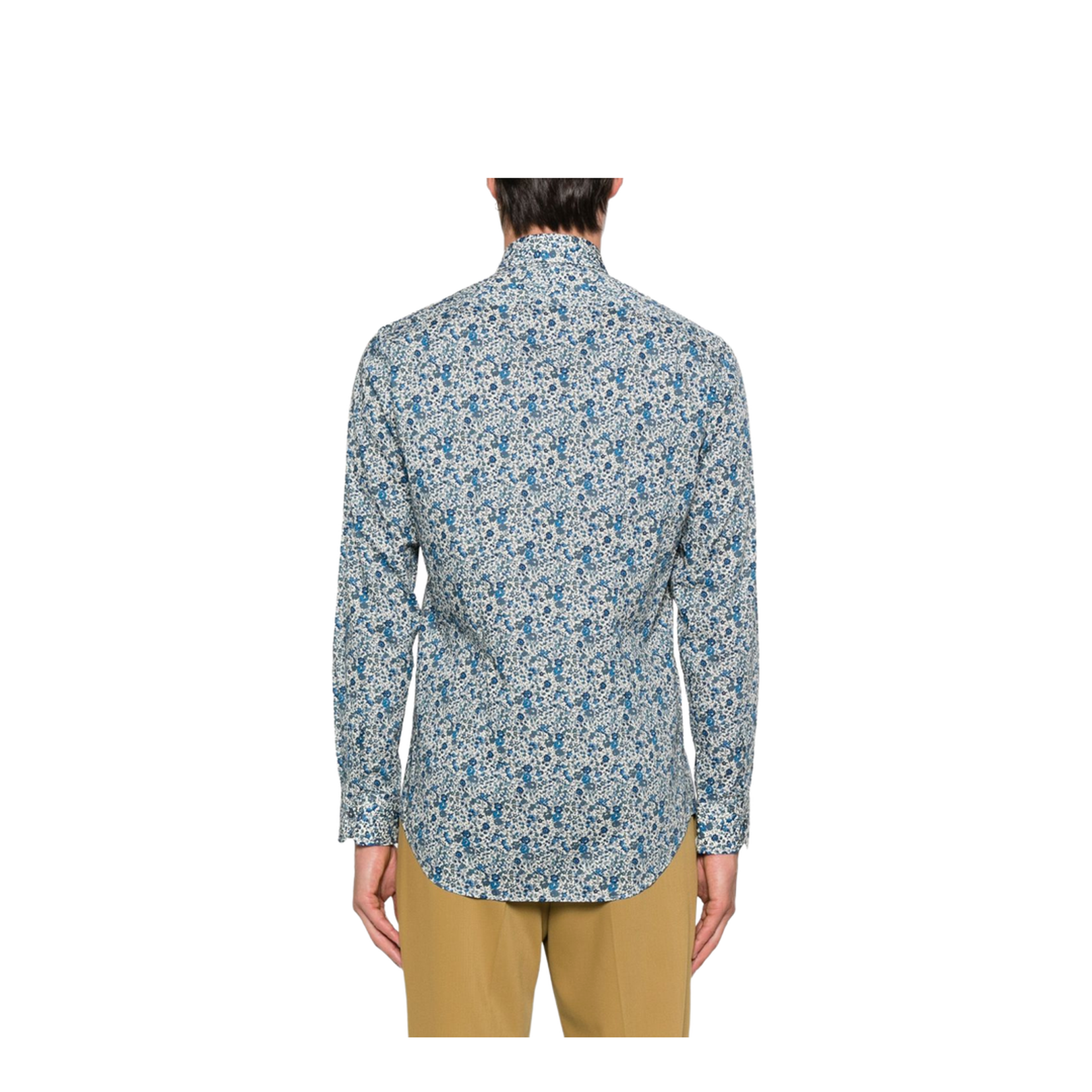 Printed Shirt In Clear Blue
