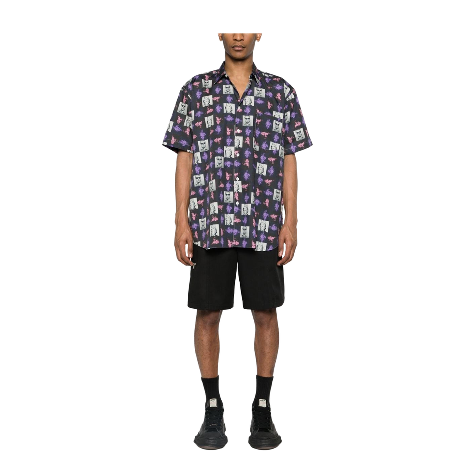 Multicolour Printed Cotton Shirt