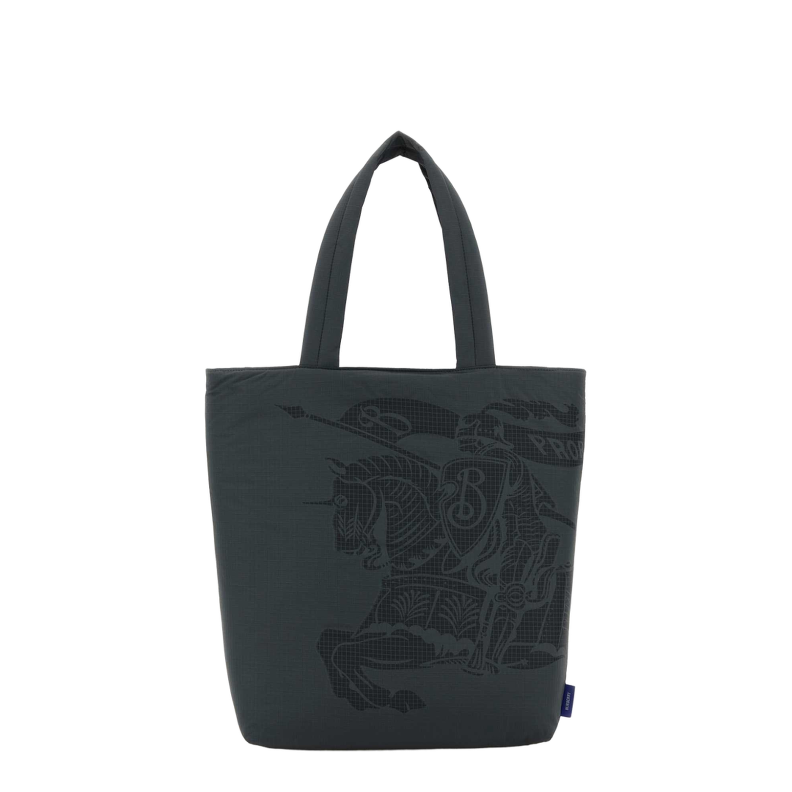 Charcoal Fabric Shopping Bag