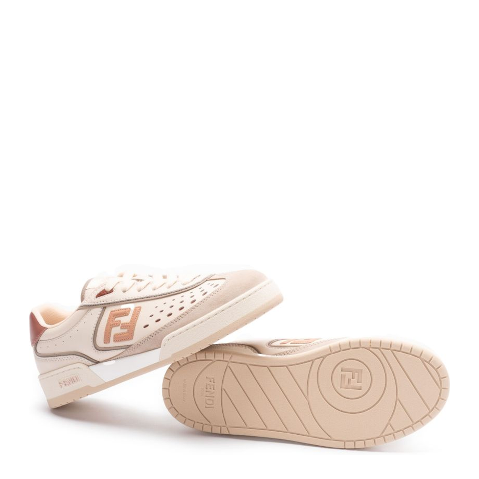 Match Leather Sneakers