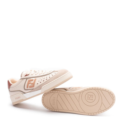 Match Leather Sneakers
