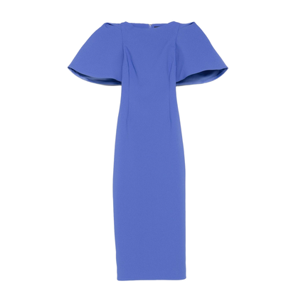 Cornflower Blue Midi Dress