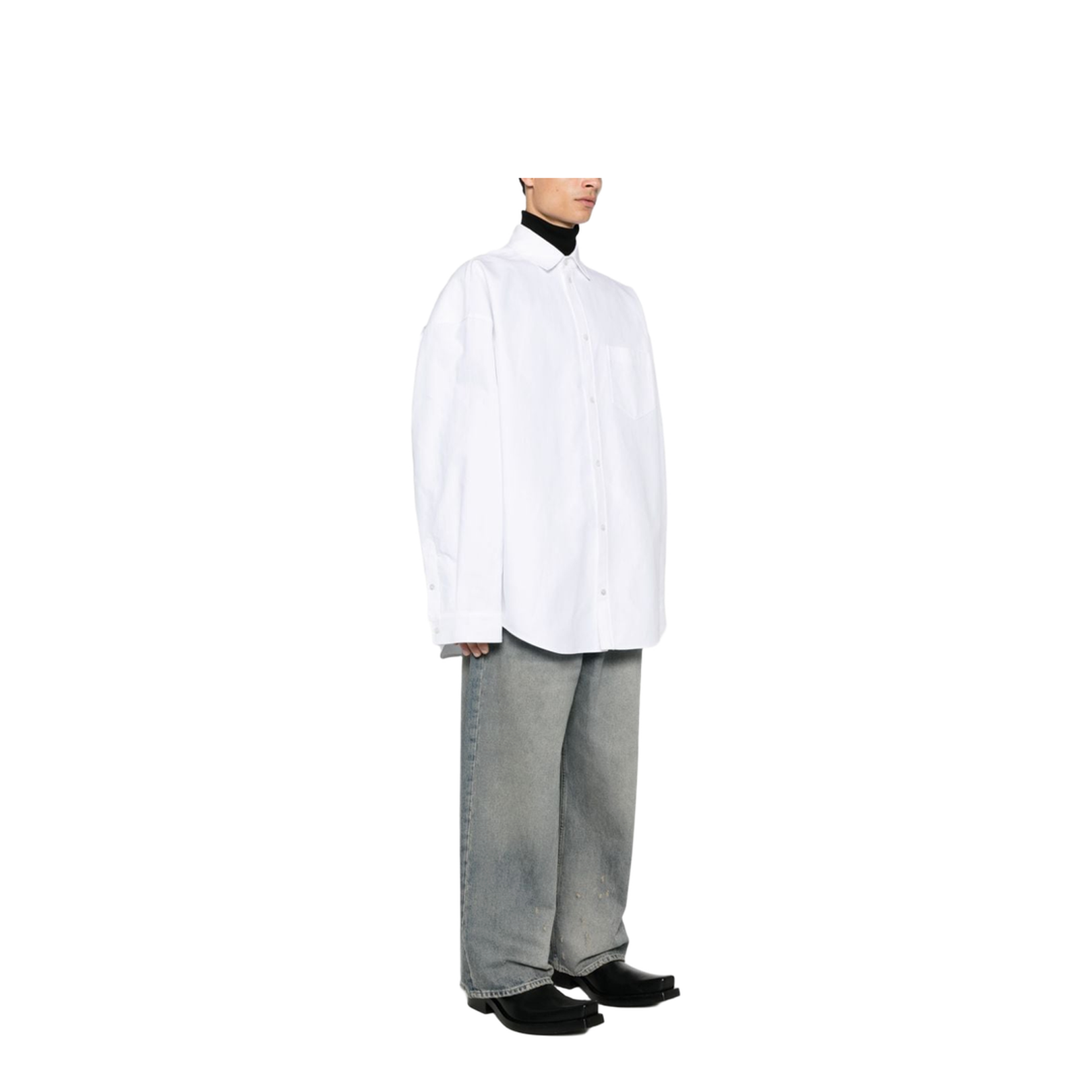 Large Fit Shirt in White