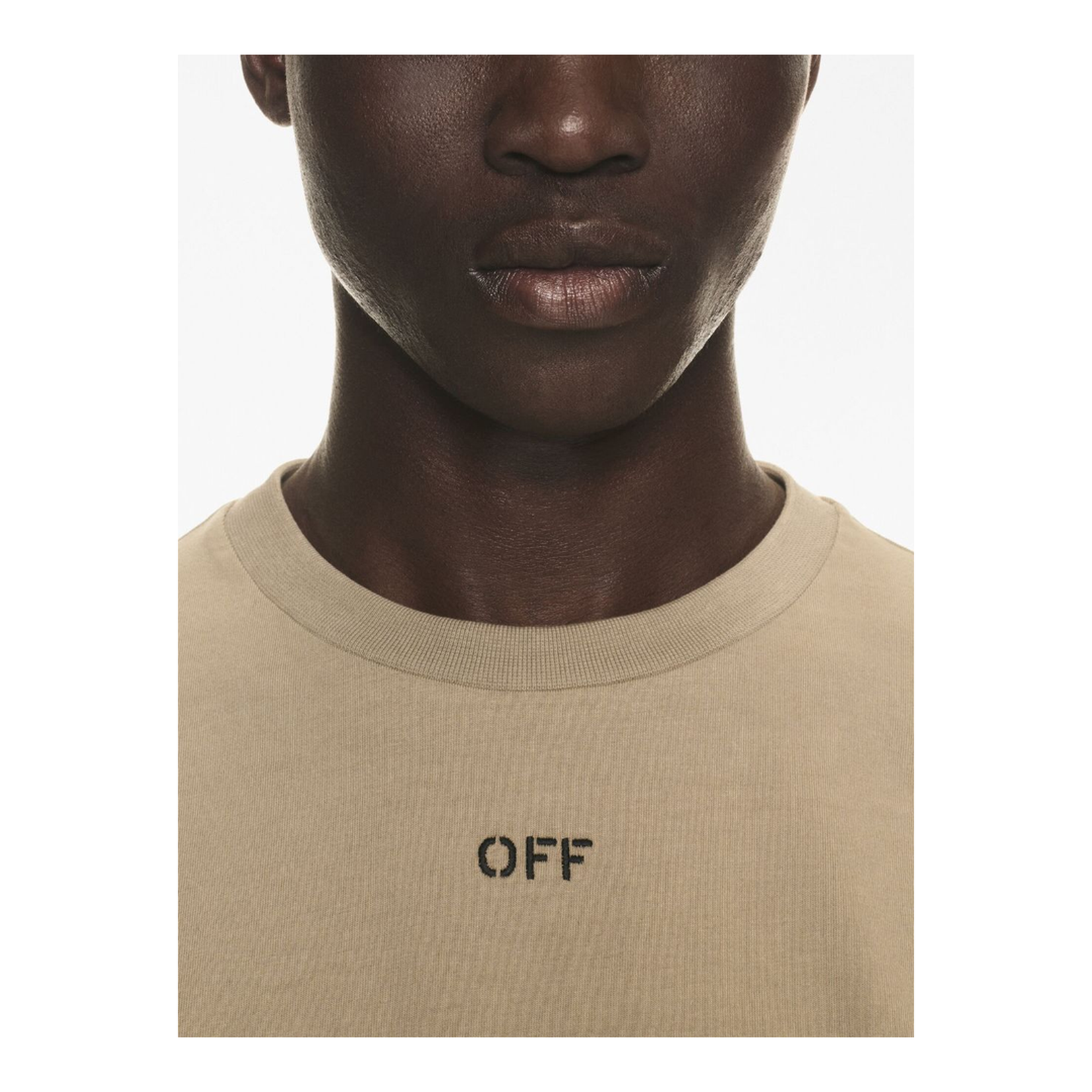 Embroidered Logo Cotton T-shirt