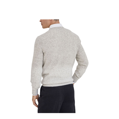 Buttoned Yarn Sweater