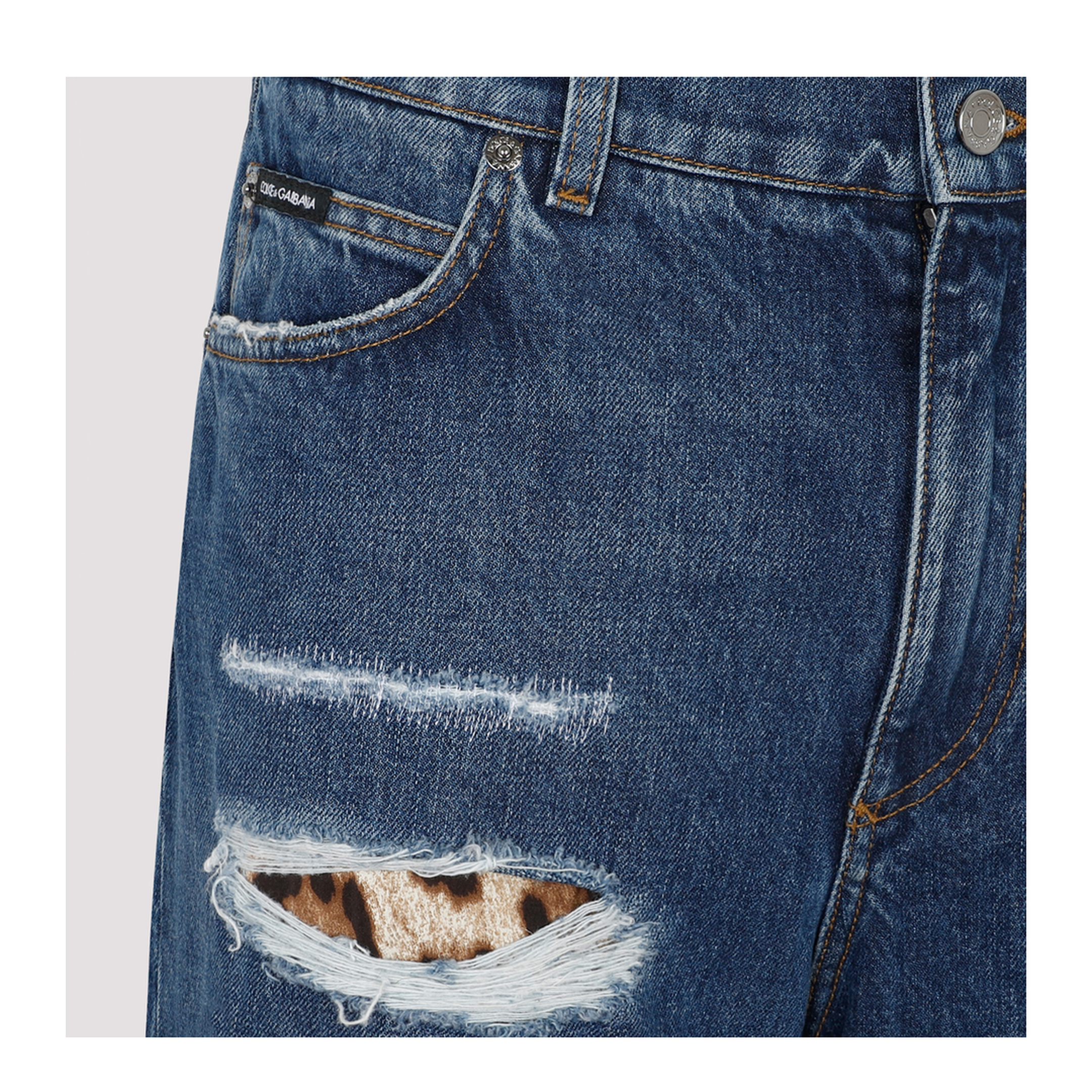 MAYFEYR - Dolce & Gabbana - Cotton Jeans - FTCGNDG8JU7S9001