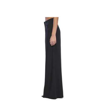 MAYFEYR - Federica Tosi - Black Wide Leg Pants - 4081240329