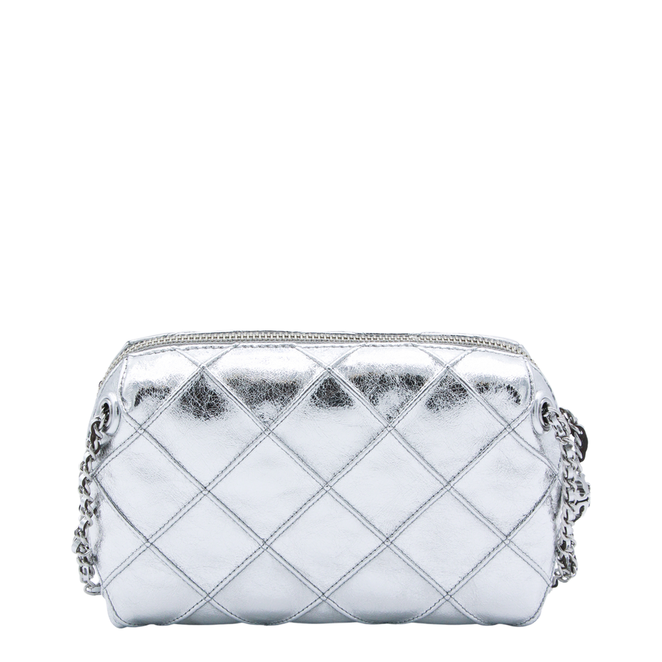 Fleming Metallic Leather Crossbody - Metallic Gold