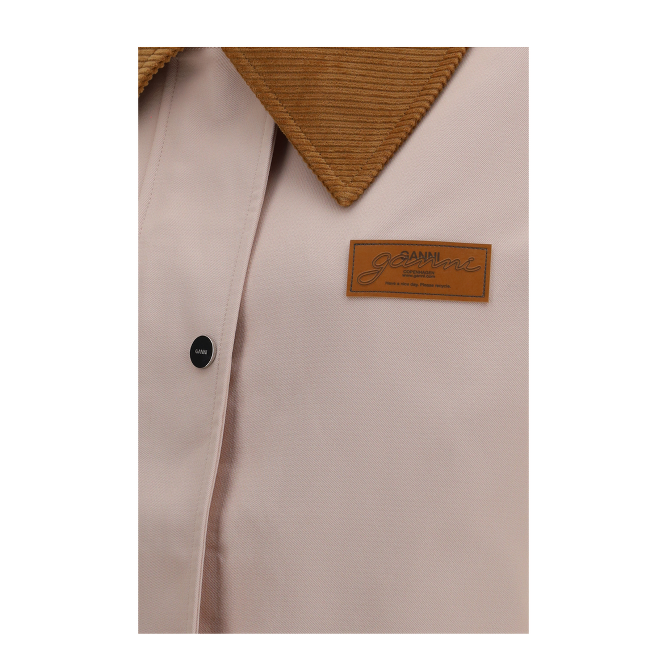 MAYFEYR - Ganni - Twill Jacket With Suede Details - A1010227