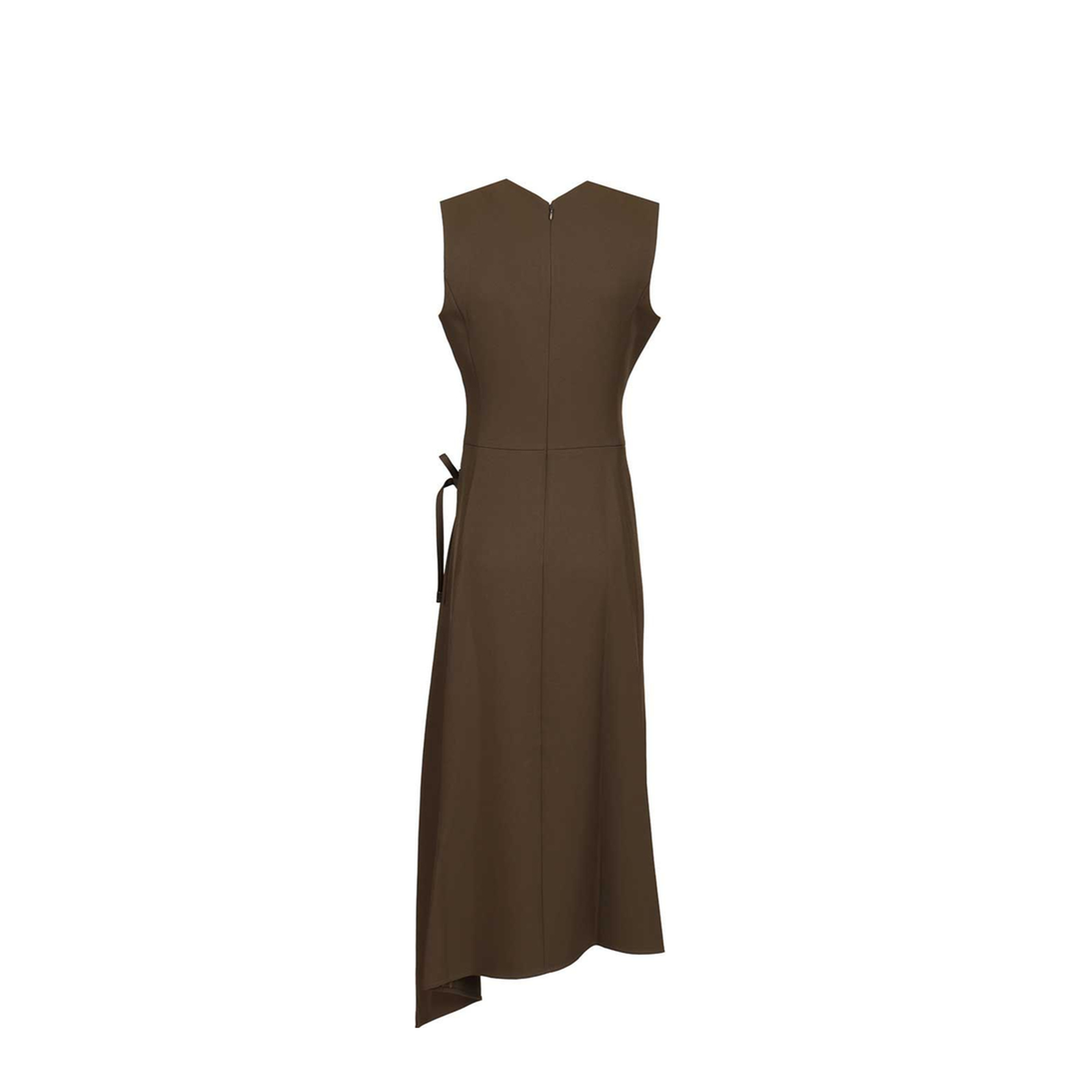 Twill Wrap Dress