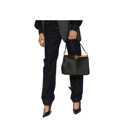 Medium Woven Vela Bag