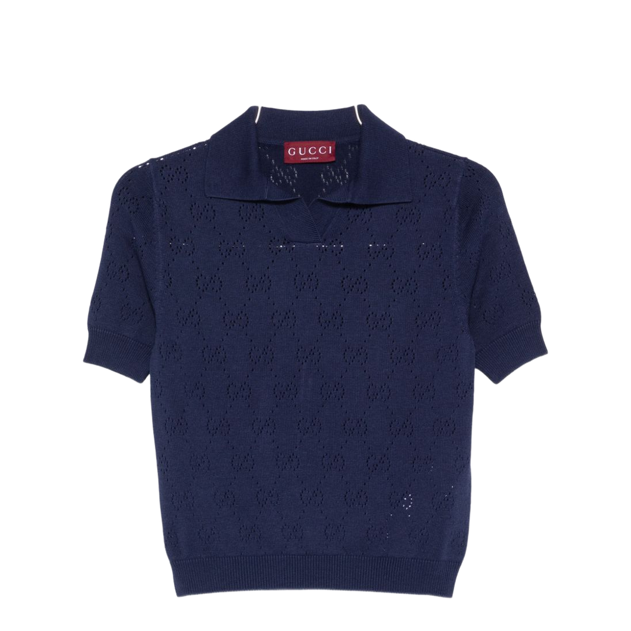 Silk and Cotton Polo Shirt