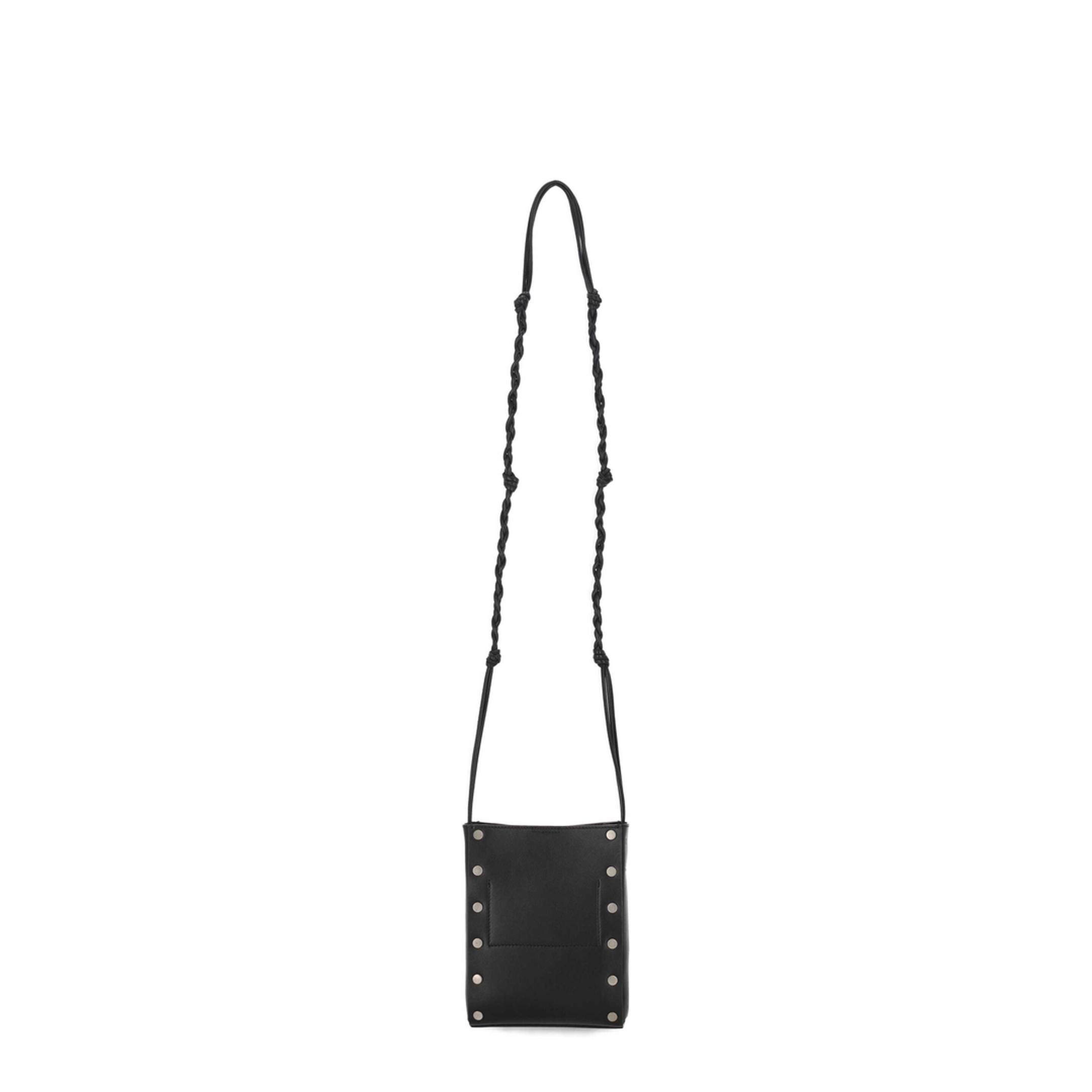 Tangle Small Calf Leather Crossbody - Black