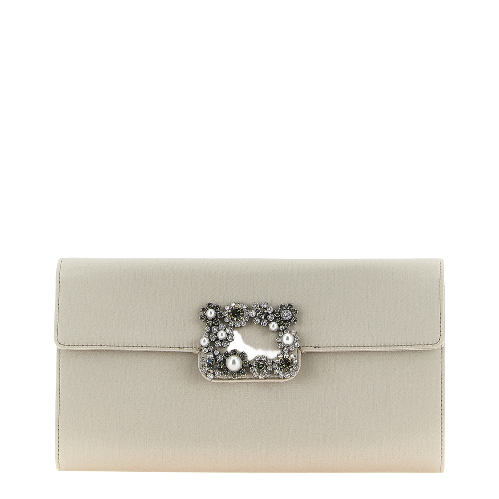 Efflorescence Clutch in Satin