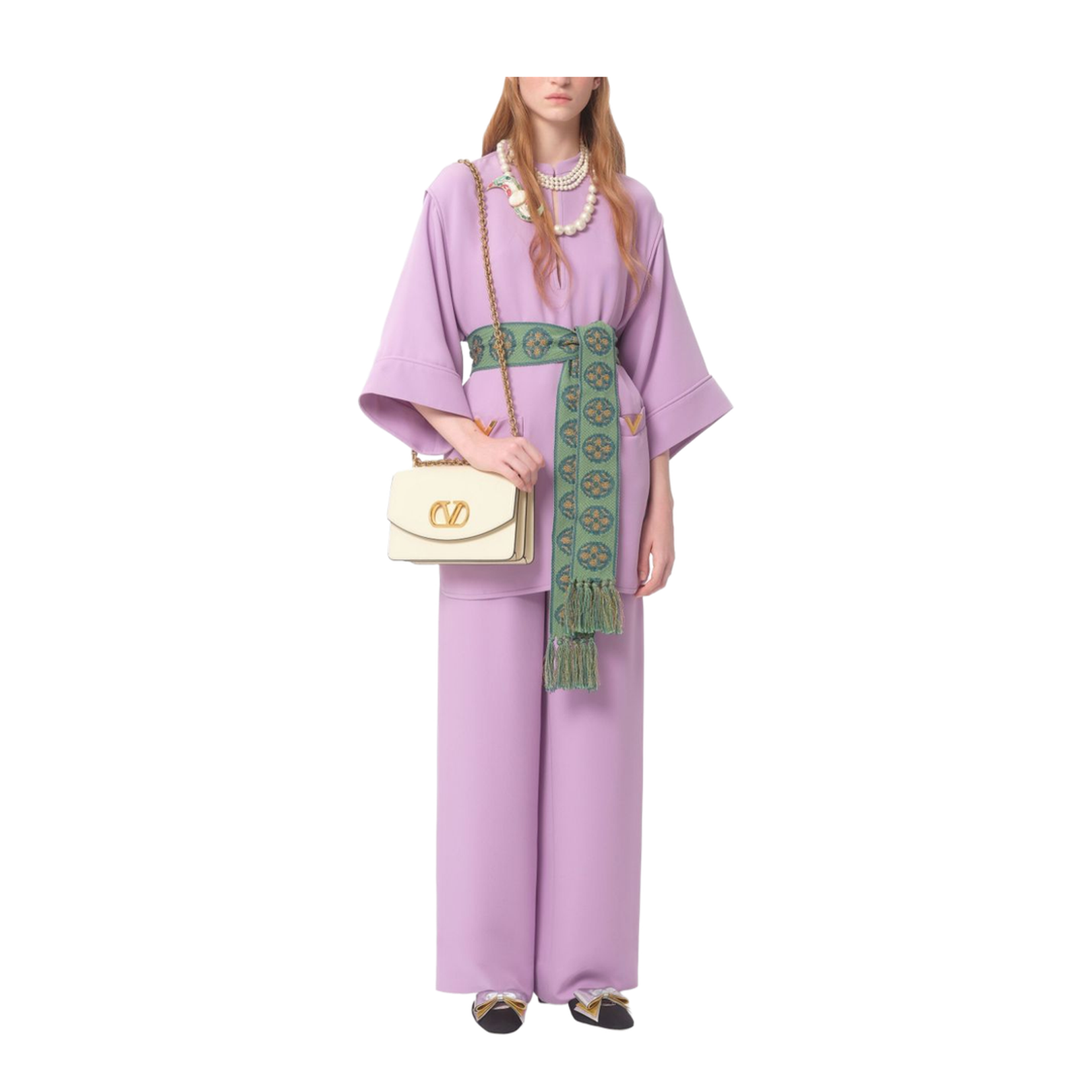 Lilac Silk Dress