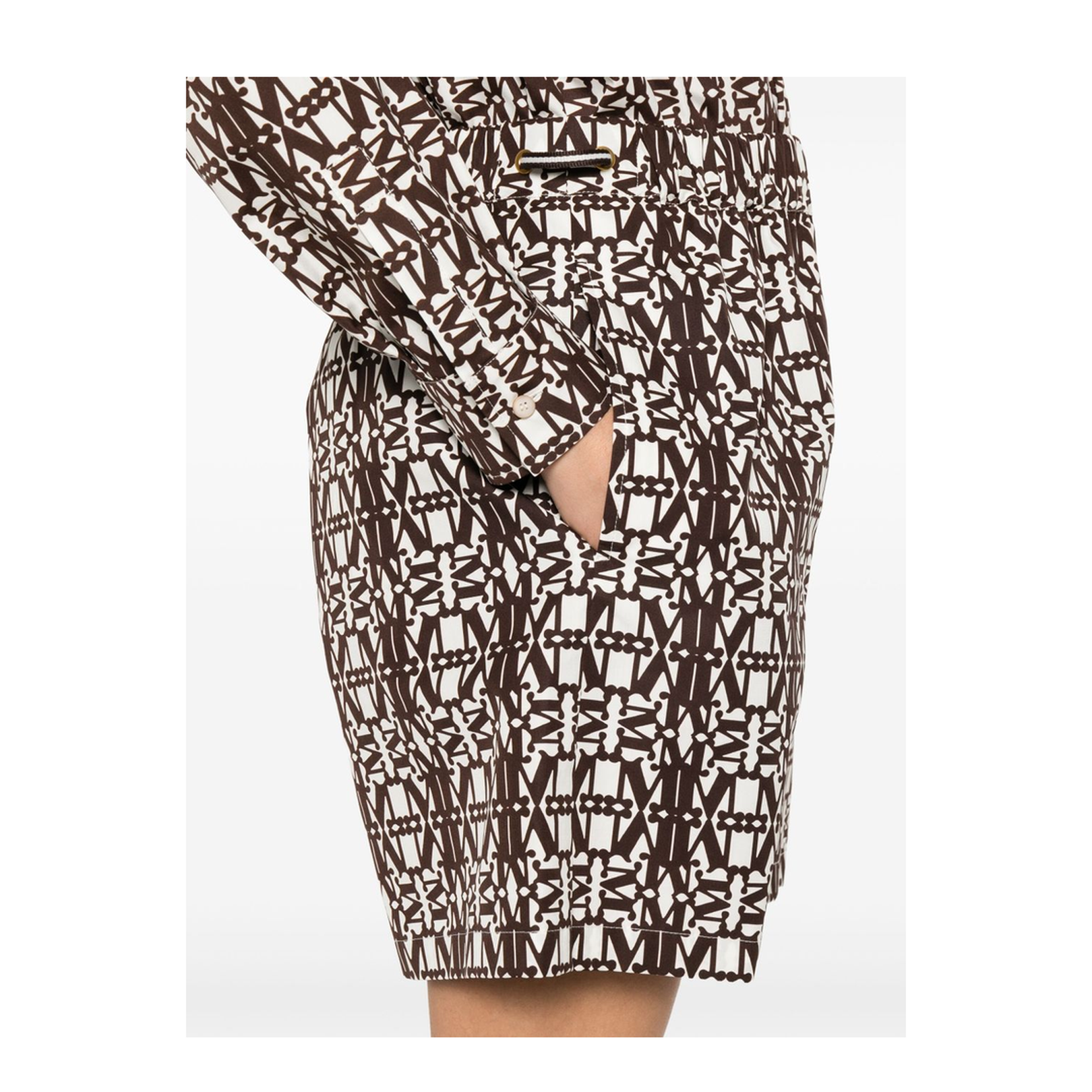 Chocolate Brown Elasticated Waistband Pants