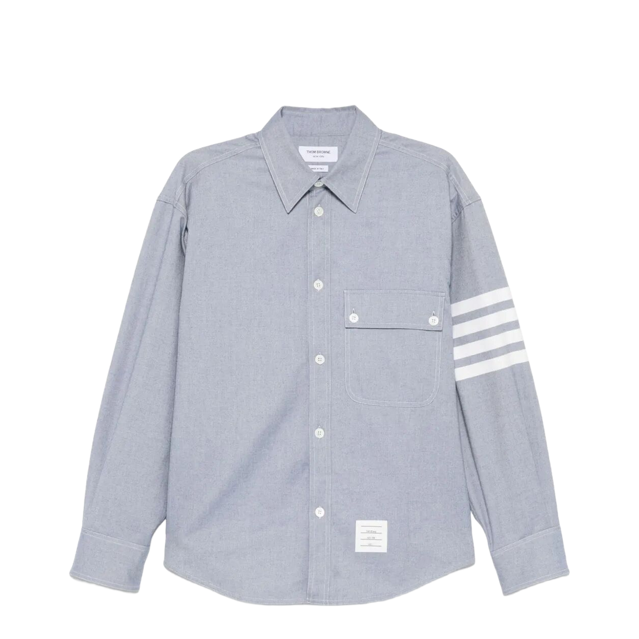 MAYFEYR - Thom Browne - Flannel 4-Bar Shirt - MWL420AF0325